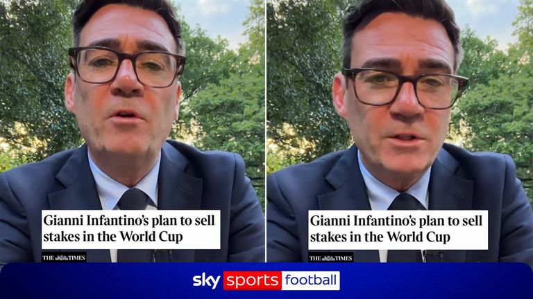 世界杯:国际足联主席因凡蒂诺提出3000万英镑激励,鼓励成员支持有争议的私人投资计划